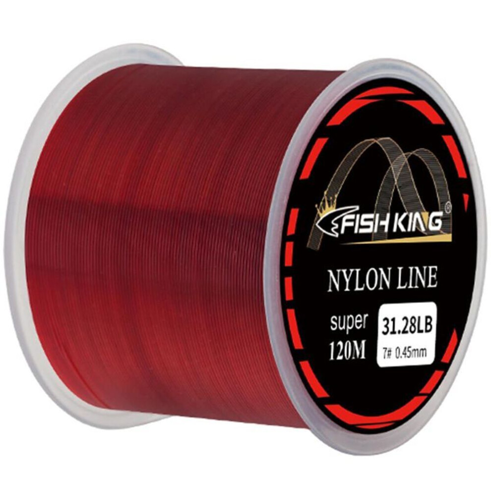 (brown, 120m-1.0) Nylon Fishing Line 120M 4.13-34.12LB Monofilament