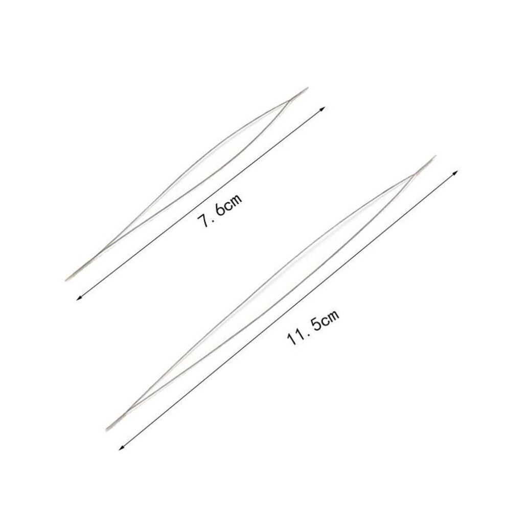 (11.5CM-1PC) 1pc/5pcs Beaded Needle Pins Open Needles Diy Beads Bracelet Jewelry Tools Necklace Making Supplies Handmade Pins Accessories