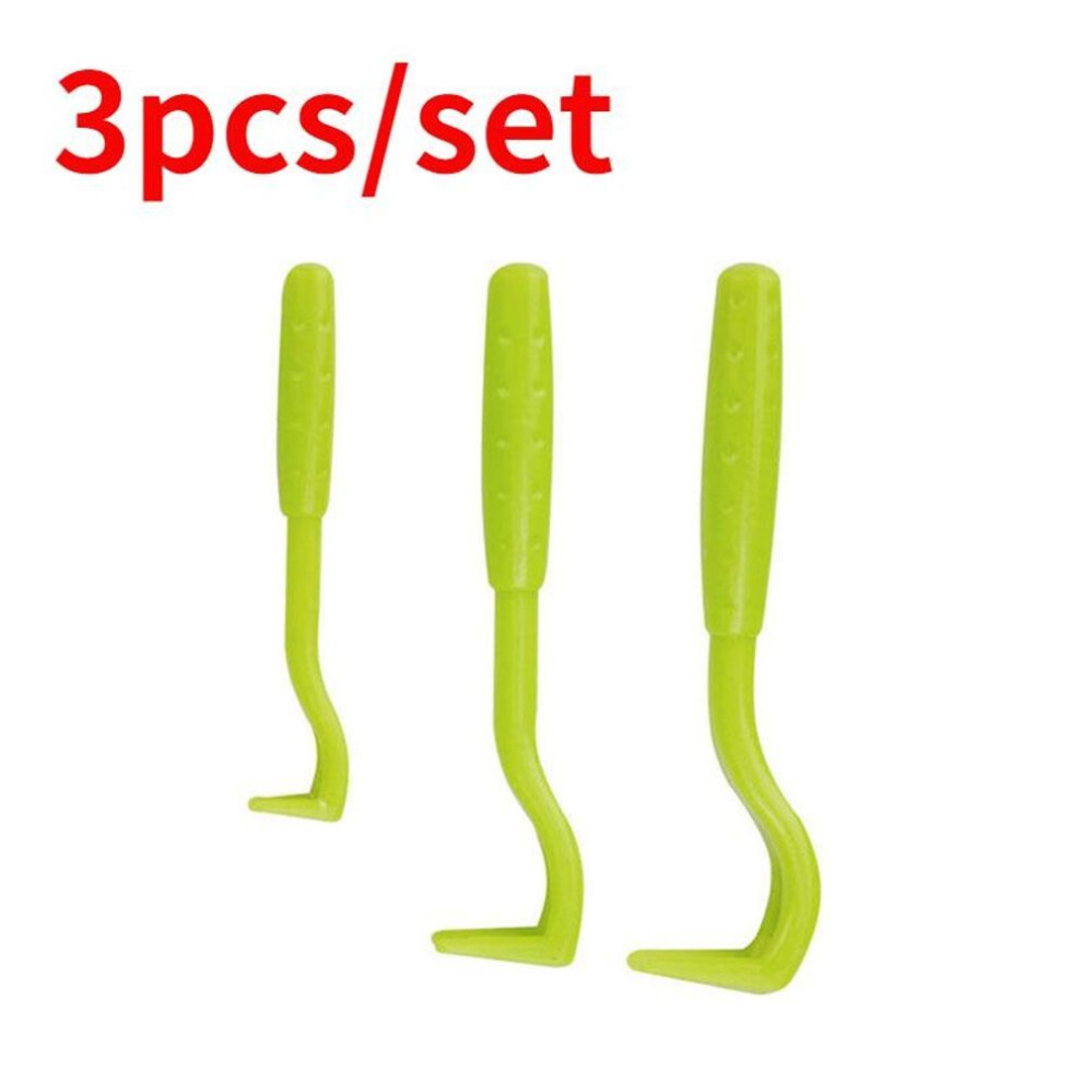 (green, CHINA) Flea Remover Hook Tick Removal Tweezer Ticks Pull Pet Cat Dog Accessaries Scratching Extractor Mite Tweezers Comb Louses Pliers