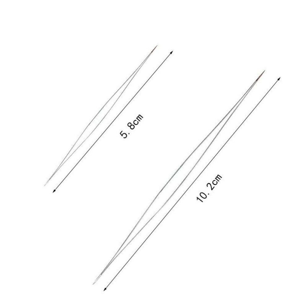 (5.5cm-5PCS) 1pc/5pcs Beaded Needle Pins Open Needles Diy Beads Bracelet Jewelry Tools Necklace Making Supplies Handmade Pins Accessories