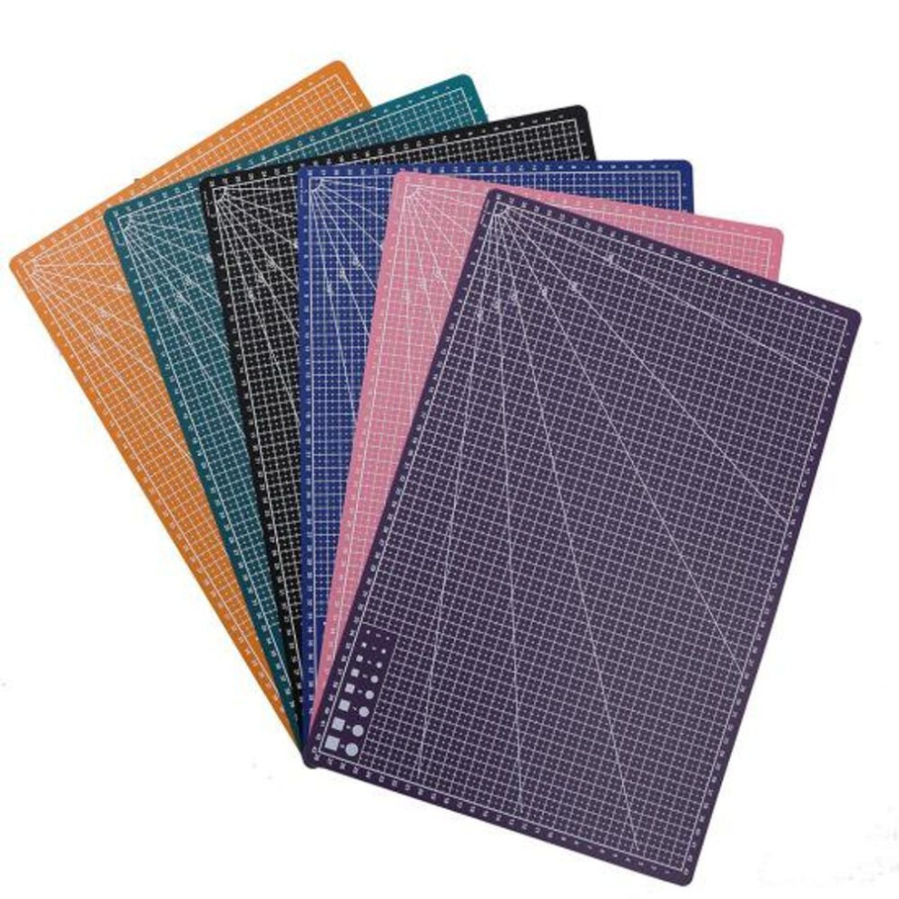 (as the picture, A3) Professional A3 A4 Cutting Mat Board With Clear Scale Multi-purpose Diy Craft Precision Self-healing Cutting Pad