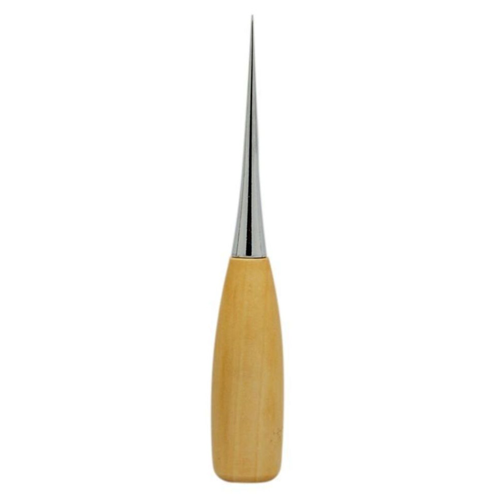 (as the picture) New Arrival Craft Cloth Awl Tool Sewing Hole Punching Wooden Stitching Leather Overstitch Quality