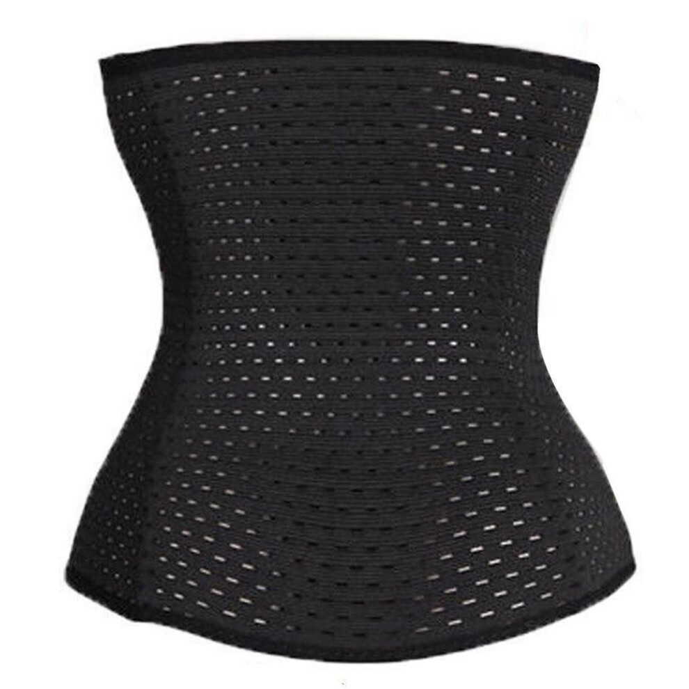 (black, XXXL) Women Casual Corset Slimming Waist Training Shaper Body Shapewear Belt Underbust Body Shaper Corset