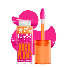 NYX PROFESSIONAL MAKEUP Veg   nsky lesk na pery Duck Plump High Pigment s pikantn   m z   zvorom - Bubble Gum Bae (Bubblegum Pink)