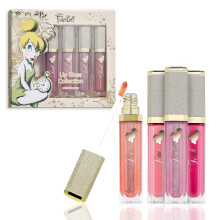 Disney ajakfny kollekci Belle Masion - kozmetikai sminkkszlet Daily Glam-hez noknek s lnyoknak Tinker Bell 4 db