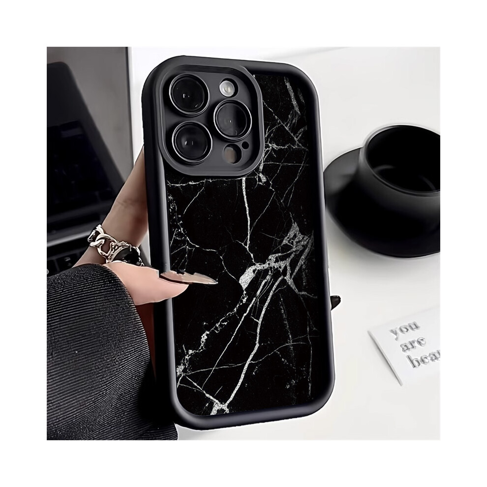 ( Dg64, For Iphone 11) Marble Case For Iphone 13 Case Iphone 11 14 12 15 Black 924289939151
