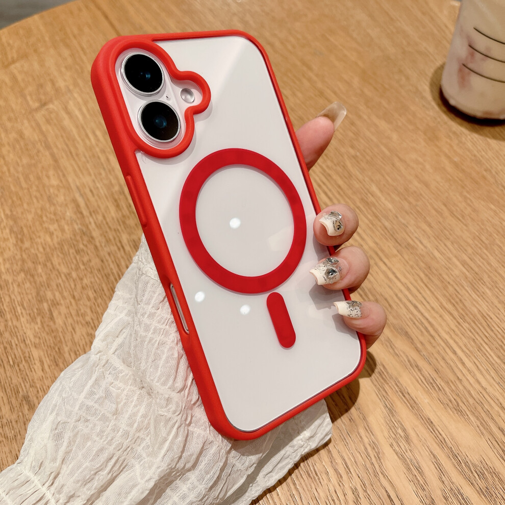 (, For Iphone 13) For Magsafe Magnetic Wireless Charging Case For Ip Red 924289954406
