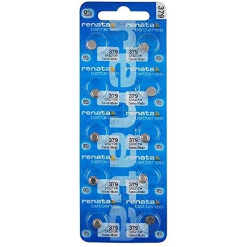 Renata 10 Uhrenbatterien: 379 (Sr521Sw)