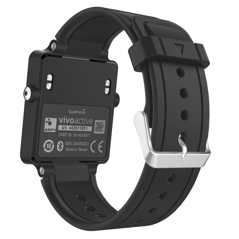 Bracelet de montre MoKo compatible avec Garmin Vivoactive en silicone souple Repla