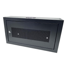 CNAweb 6U 19"""" Slim SoHo n stenn rackov skrina s hlbkou 6"""" - cierna