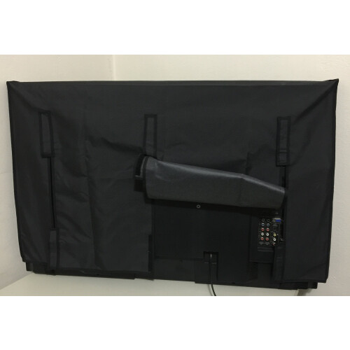 Κάλυμμα Τηλεόρασης Comp Bind για Sunbrite SB-6574UHD 65'' HDTV, Υπεραστικό Αδιάβροχο Μαύρο 1