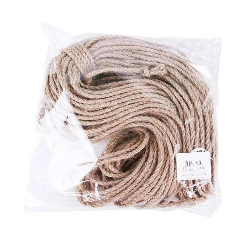 (beige, 4mm  10m) Natural Jute Scratch Guards Rope Pet Cat Scratching Twine Rolls Hemp Twisted Cord Macrame Paw Claw Furniture Protector