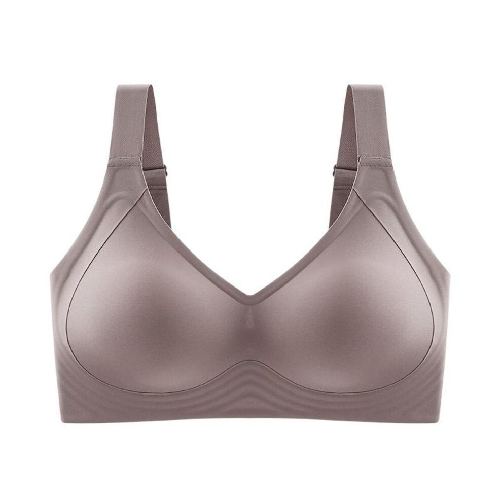 (coffee, L) Plus Size Bra For Women Seamless Push Up Bras Comfortable Wireless Ladies Bralette Big Size Active Brassiere Sexy Underwear Mto6xl