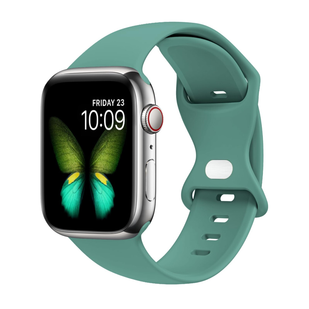 Tighesen Sport Bands Compatibel Met Apple Watch Band Ultra 2/Ultra Se Serie 9/8/7/6/5/4/3/2/1 38Mm 40Mm 41Mm 42Mm 44Mm 45Mm 49Mm S/Mm/L Voor Vrouwen/M-image