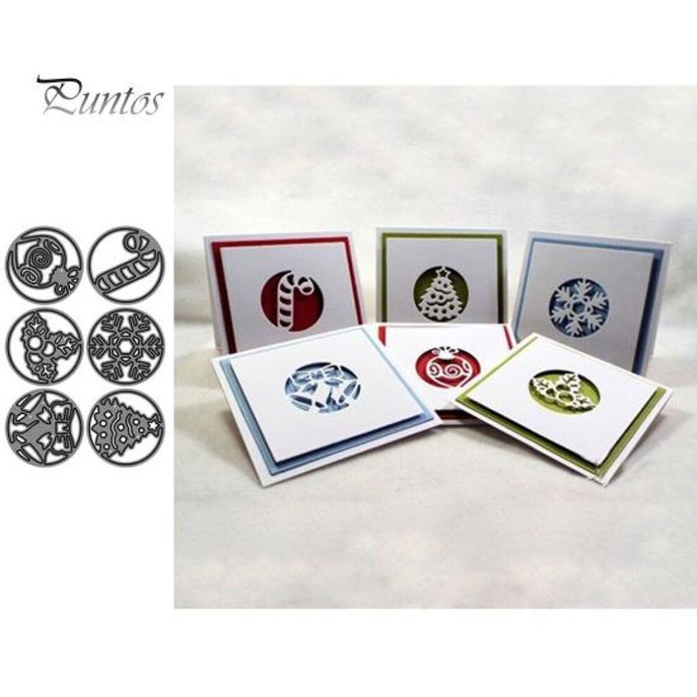 (silver) Christmas Bell Tree Crane Metal Cutting Dies Diy Scrapbooking Paper Cards Decor