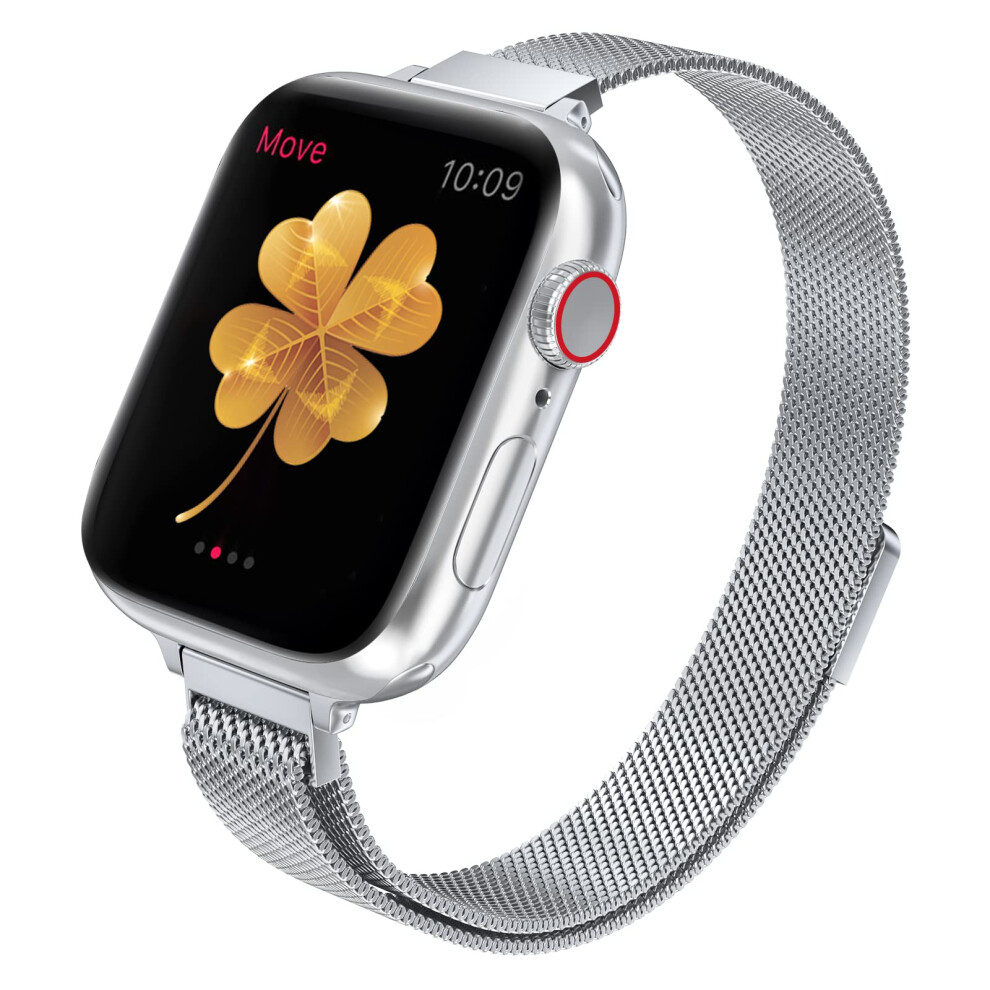 Kompatibiln S Remnkem Apple Watch Remnek Z Nerezov Oceli Tenk A Tenk Magnetick Remnek S Magnetickm Zapnnm Pro Eny A Dvky Nhradn Remn-image