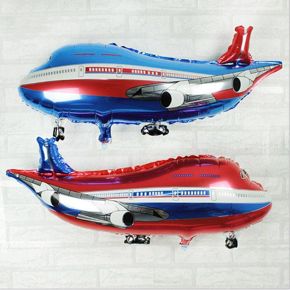 (red) Oversized Airbus Model Aluminum Foil Balloons Birthday Party Mariage Decoration Balloon Toy