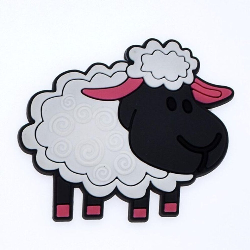 (Sheep) Good Whiteboard Sticker Home Decoration Silicone Refrigerator Magnets Fridge Magnets Animal Popular Cartoon Zodiac High Quality Kids Gifts