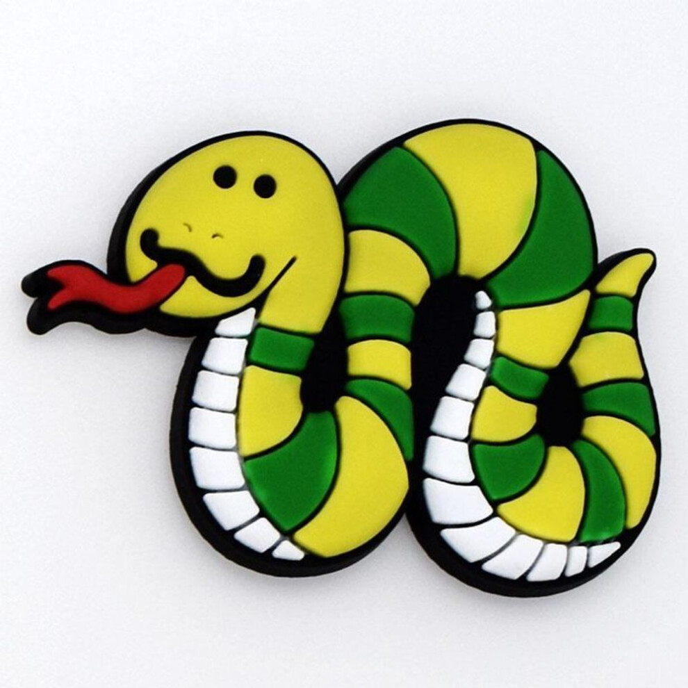 (Snake) Good Whiteboard Sticker Home Decoration Silicone Refrigerator Magnets Fridge Magnets Animal Popular Cartoon Zodiac High Quality Kids Gifts