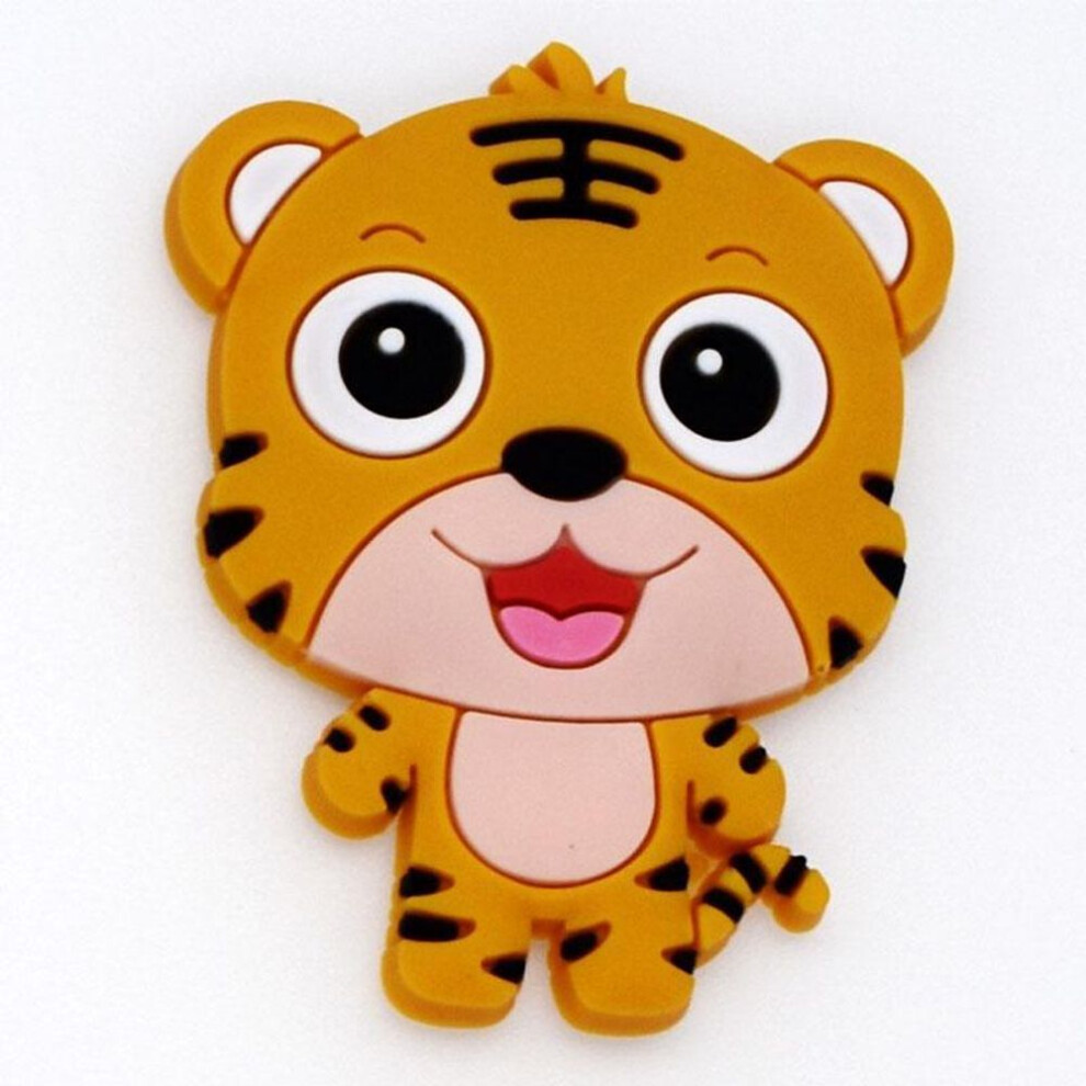 (Tiger) Good Whiteboard Sticker Home Decoration Silicone Refrigerator Magnets Fridge Magnets Animal Popular Cartoon Zodiac High Quality Kids Gifts