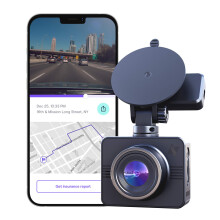Nexar Beam GPS Dash Cam - 1 Year Nexar App Subscription Included - Unlimited Cloud Storage  Drive Recordings  Parking Mode  Night Vision  Al