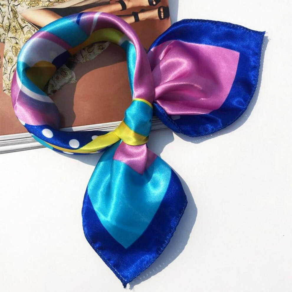 (style 11) Hotel Silk Scarf Women Printing Wrap Kerchief  Neck Scarf 50*50cm Retro Ladies Scarf Foulard Square