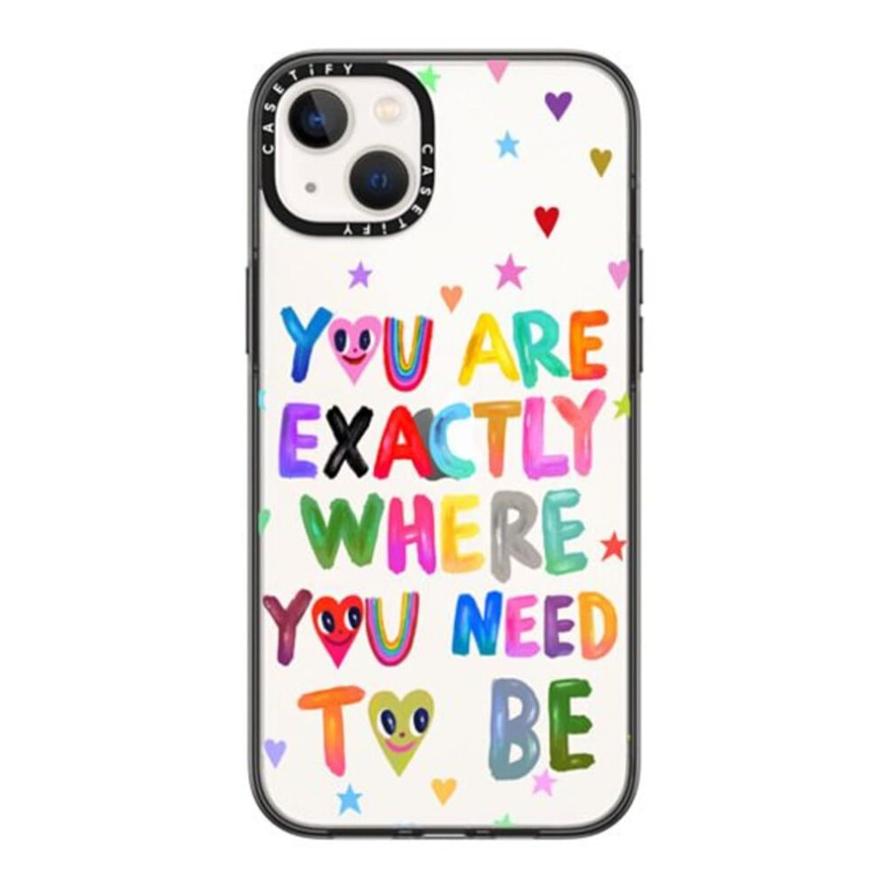 Coque compacte CASETiFY pour iPhone 14 Plus [2 fois test   e contre les chutes de qualit    militaire / protection contre les chutes de 1,2 m] - You