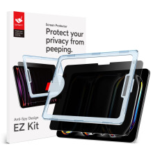 bersem Pellicola protettiva per la privacy compatibile con iPad Pro 11 pollici 2024 (M4) Pellicola in vetro temperato anti-spia EZ kit