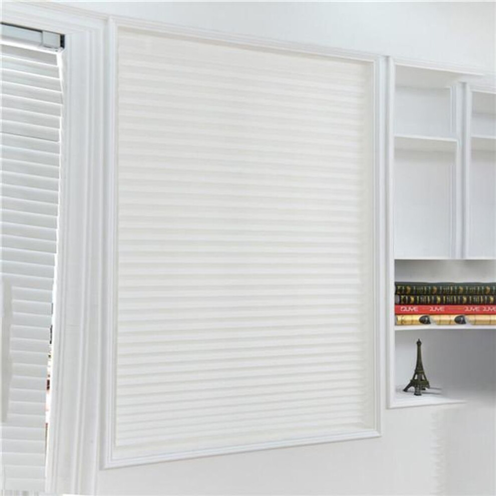 (white, 1.0) Bathroom Balcony Shades Living Room Home Window Door Pleated Blinds Half Blackout Windows Curtains