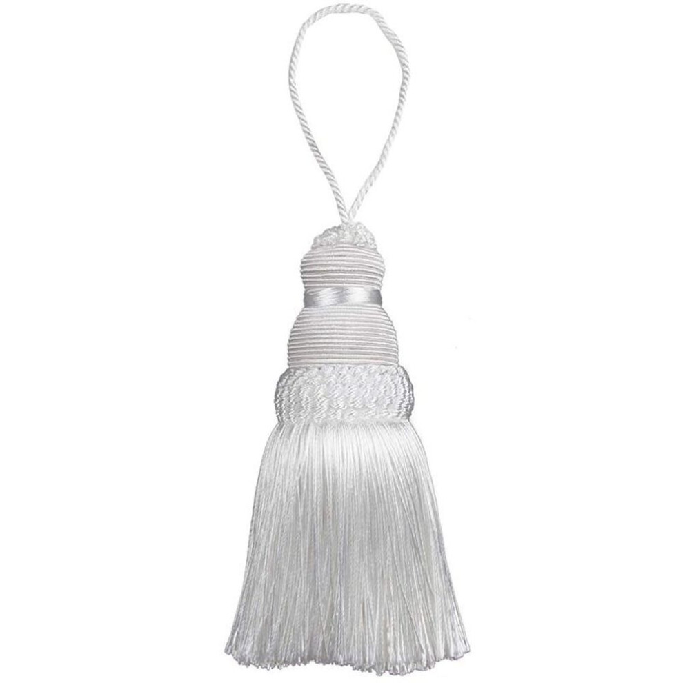 (white, 1PC) Belavenir Colorful Tassel Key Tassel Hanging Rope Silk Tassel Fringe Tassel Trim Garment Decoration Diy Accessories For Curtain And Home Decoration