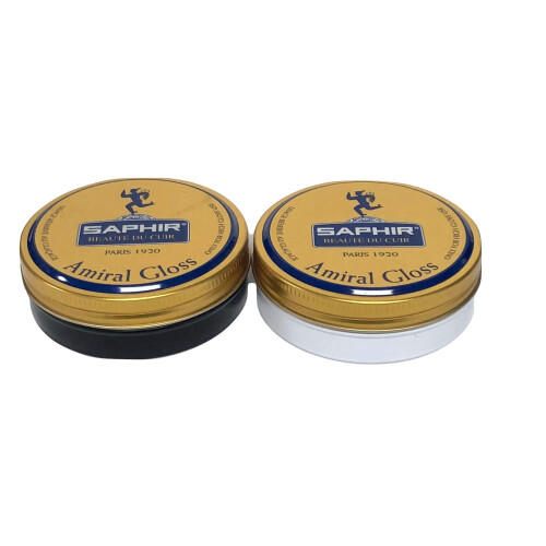 Saphir Admiral High Shine Wax (Black + Neutral Set)