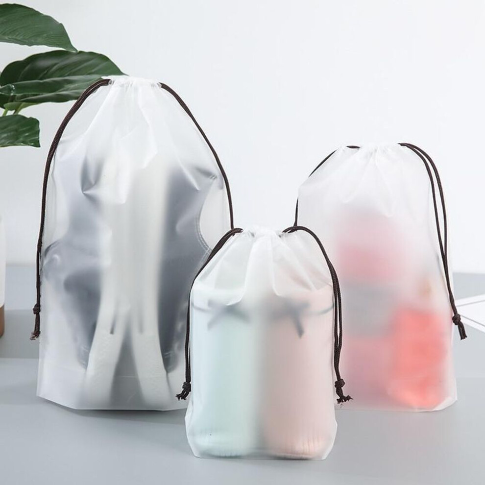 (transparent, 16x20cm-3pcs) 2pcs Cute Transparent Waterproof Travel Cosmetic Bag Women Makeup Case Bath Make Up Organizer Toiletry Wash Beauty Kit Storage Pouch