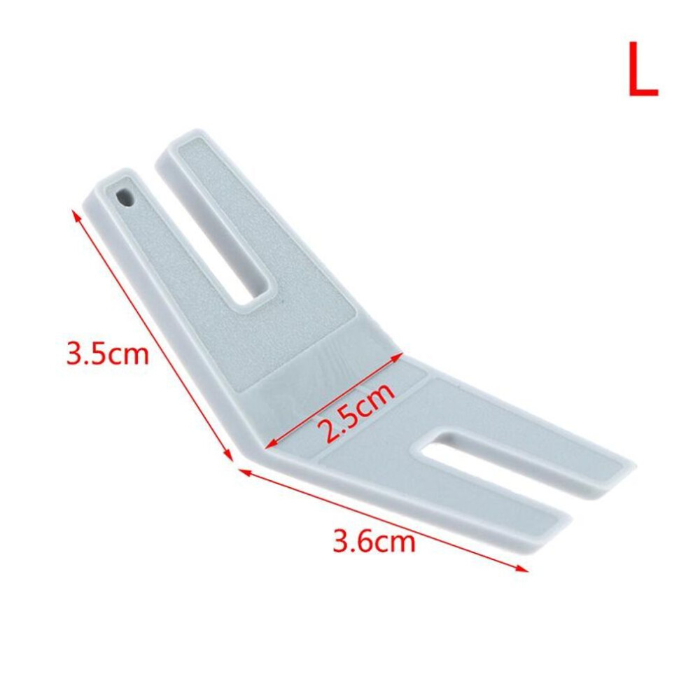 (SIZE L) 1pc Sewing Tool Clearance Plate Button Reed Presser Foot Hump Jumper For Sewing Machines Accessories Sewing Machine Feet