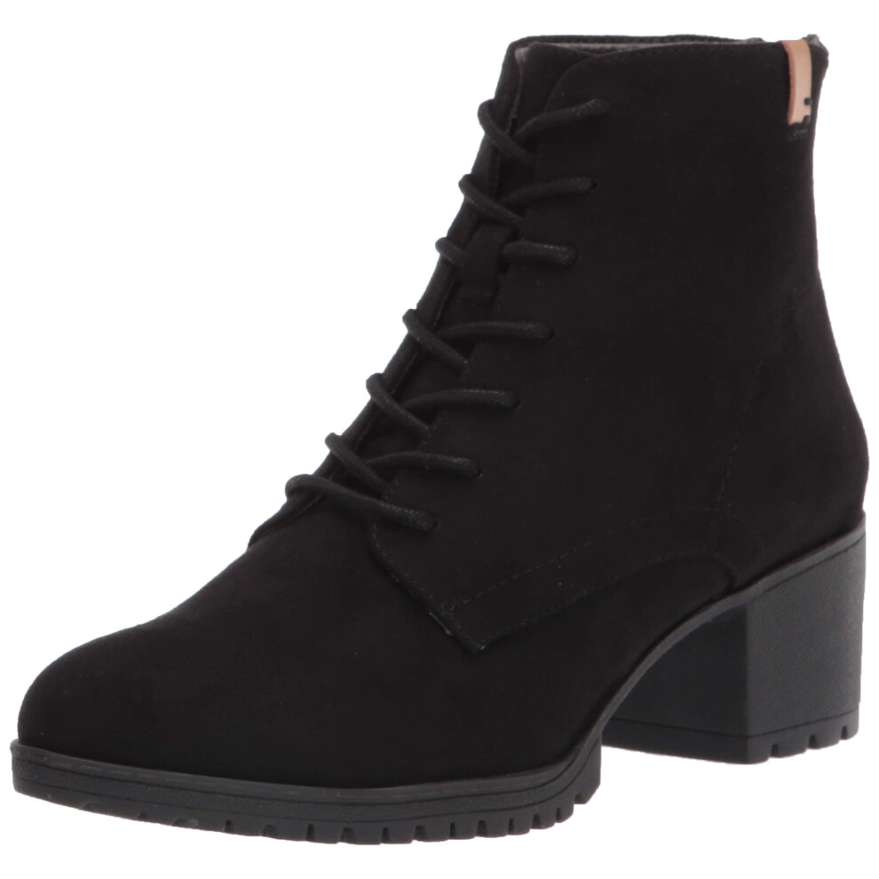 Dr. Scholl 's Shoes womens Laurence Ankle Boot  Black Microfiber  9.5