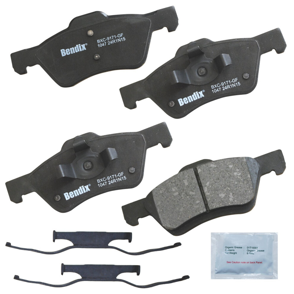 Bendix Priority1 Cfc1047 Ceramic Front Brake Pads For Ford Escape 2011-2005 Mazda Tribute 2006-2005 Tribute 2011-2008 Mercury Mariner 2011-2005 887243213462