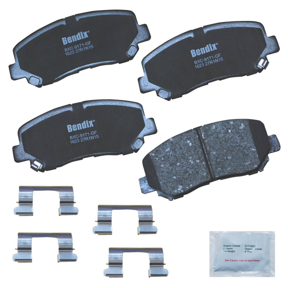 Bendix Priority1 Cfc1623 Ceramic Front Brake Pads For Mazda Cx-5 2024-2013 887243215855