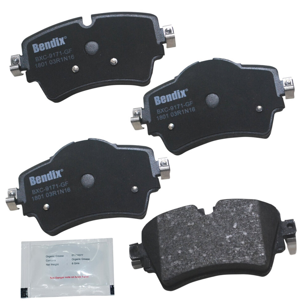 Bendix Priority1 Cfc1801 Disc Brake Pad Set Ceramic For Mini Cooper 2019-2014 Cooper 2021 Cooper Clubman 2019-2016 887243240864