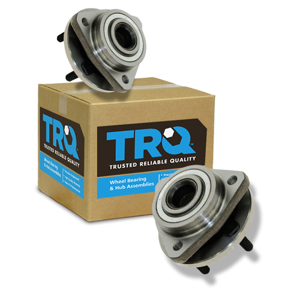 Trq Front Wheel Hub Bearings Assembly Set Compatible With 1995-2000 Chrysler Cirrus 1996-2006 Sebring 1995-2006 Dodge Stratus 1996-2000 Plymouth Breez 191213533123