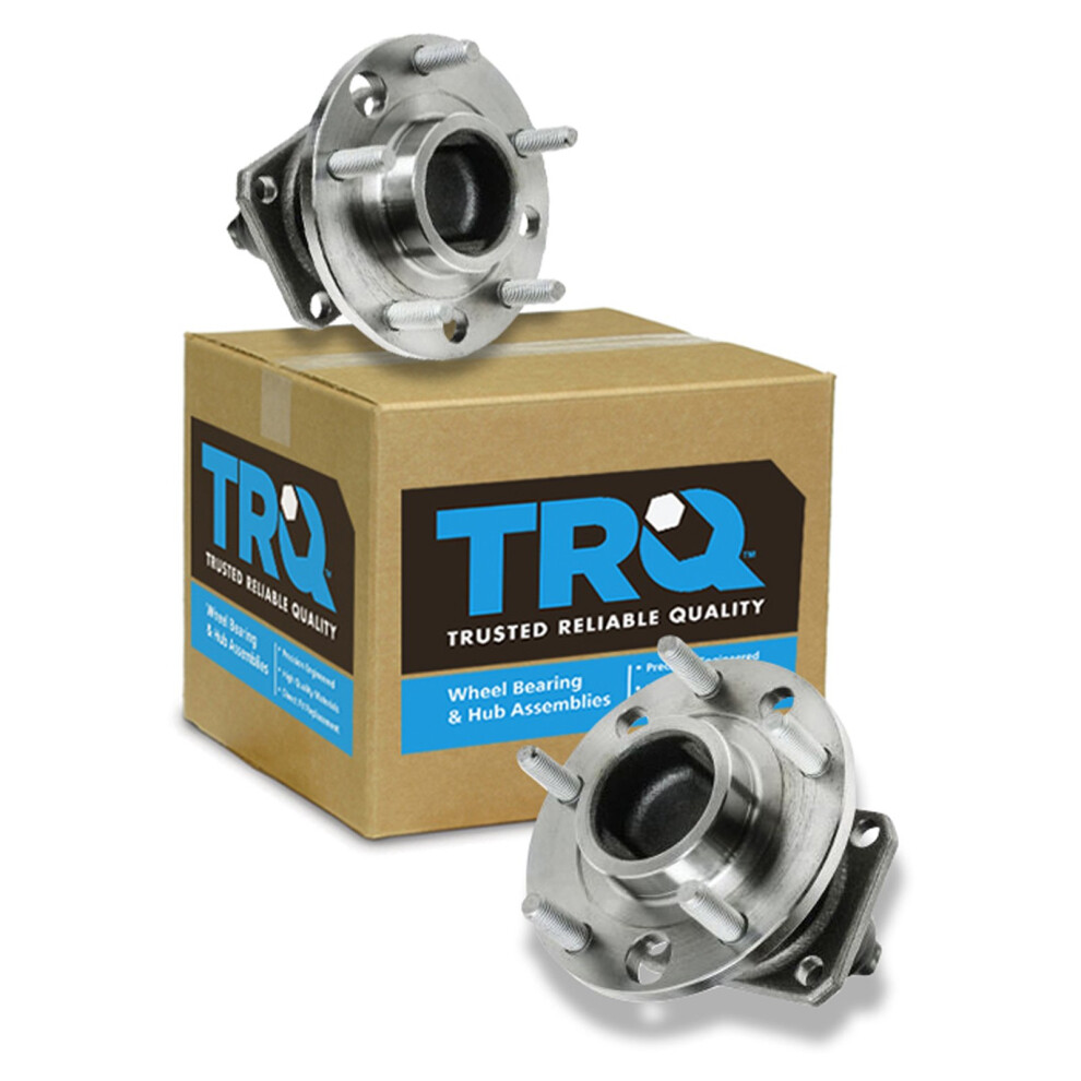 Trq Front Wheel Hub Bearings Assembly Set Compatible With 1991-1996 Chevrolet Corvette 191213533628