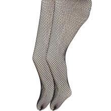 Amscan Black Fishnet Tights - Teenage St?rrelse (Small-Medium) 1 Count - Komfortable og str?kbare - Perfekt til fester Kostumer og modetilbeh?r