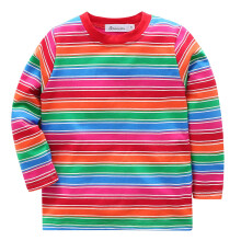 Camisetas de rayas para bebs y nias, de manga larga, de algodn, para disfraz de Chucky, 4T, multicolor