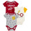 Harry Potter Harry Potter Baby Boysshort Sleeve Bodysuit Multipack Prese 1