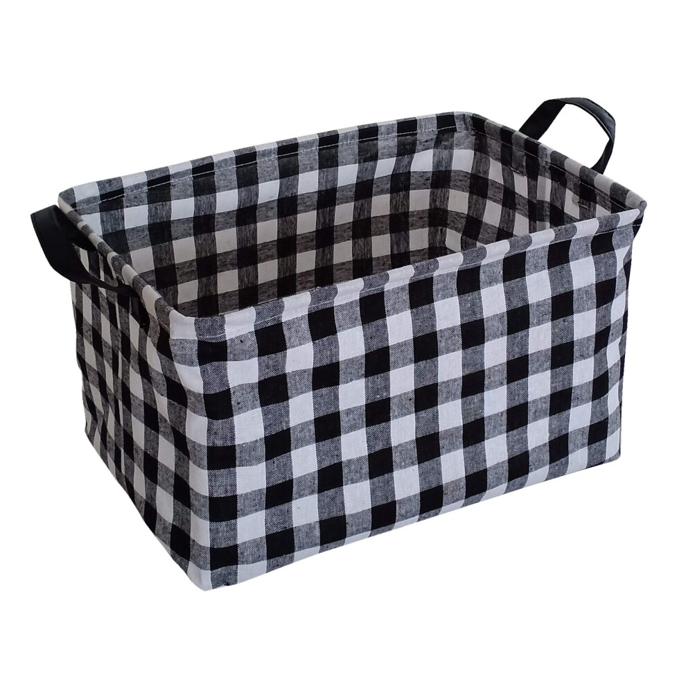 Kunro Rectangle Toy Bin Waterproof Storage Organizer For Nursery Hamper Home Decor Closet Kids Bedroom Laundry Baby Gift Shelf B