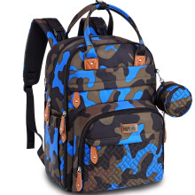 Babbleroo blja pse ryggsck blja byte psar multifunktion vattenttt resor baksida med byte av pad & barnvagn rem och nappvska unisex och ele