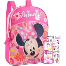 Σακίδιο Disney Minnie Mouse 11" για Νηπιαγωγείο με Αυτοκόλλητα και Άλλα