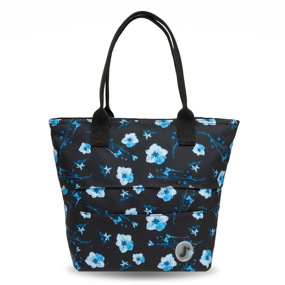 J World New York Lunch Tote Bag GeïSoleerde Lunchbox Voor Vrouwen Tienermeisjes Night Bloom-image
