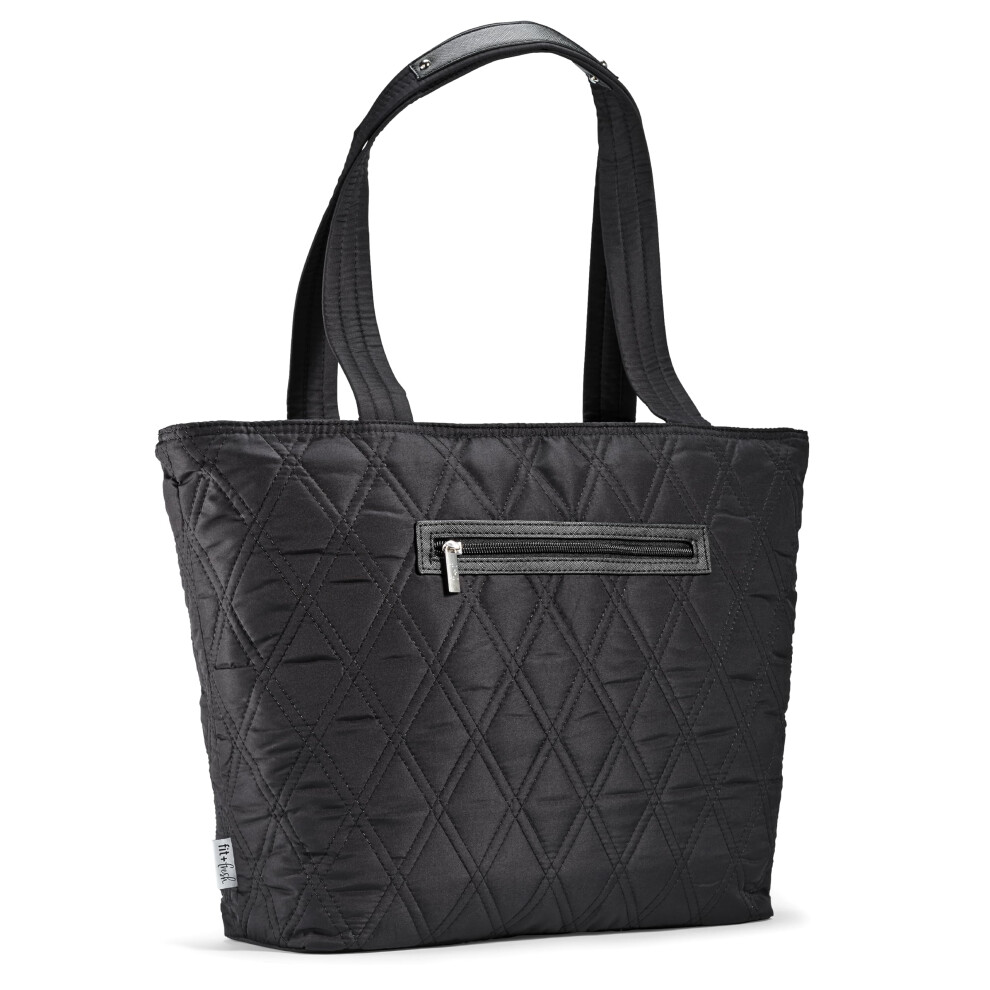 Photos - Travel Bags Fit & Fresh Metro Tote 2-in-1 Work Tote Bag For Women Quilted Tote Ba 7447FFP2561