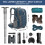 Vortice MAELSTOM CHAMING BACKPACK MACACA DE CAMPING 50L Daypack     prova d'   gua com capa de chuva Backpack Backpack azul 2