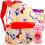 Disney Disney Σακίδιο Snow White - Σετ με 16" Σακίδιο + Μπουκάλι, Αυτοκόλλητα, & Περισσότερα 1