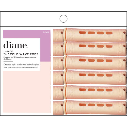 Diane Cold Wave -siimavavat, hiekka, 11/16"" (12 kpl) 2